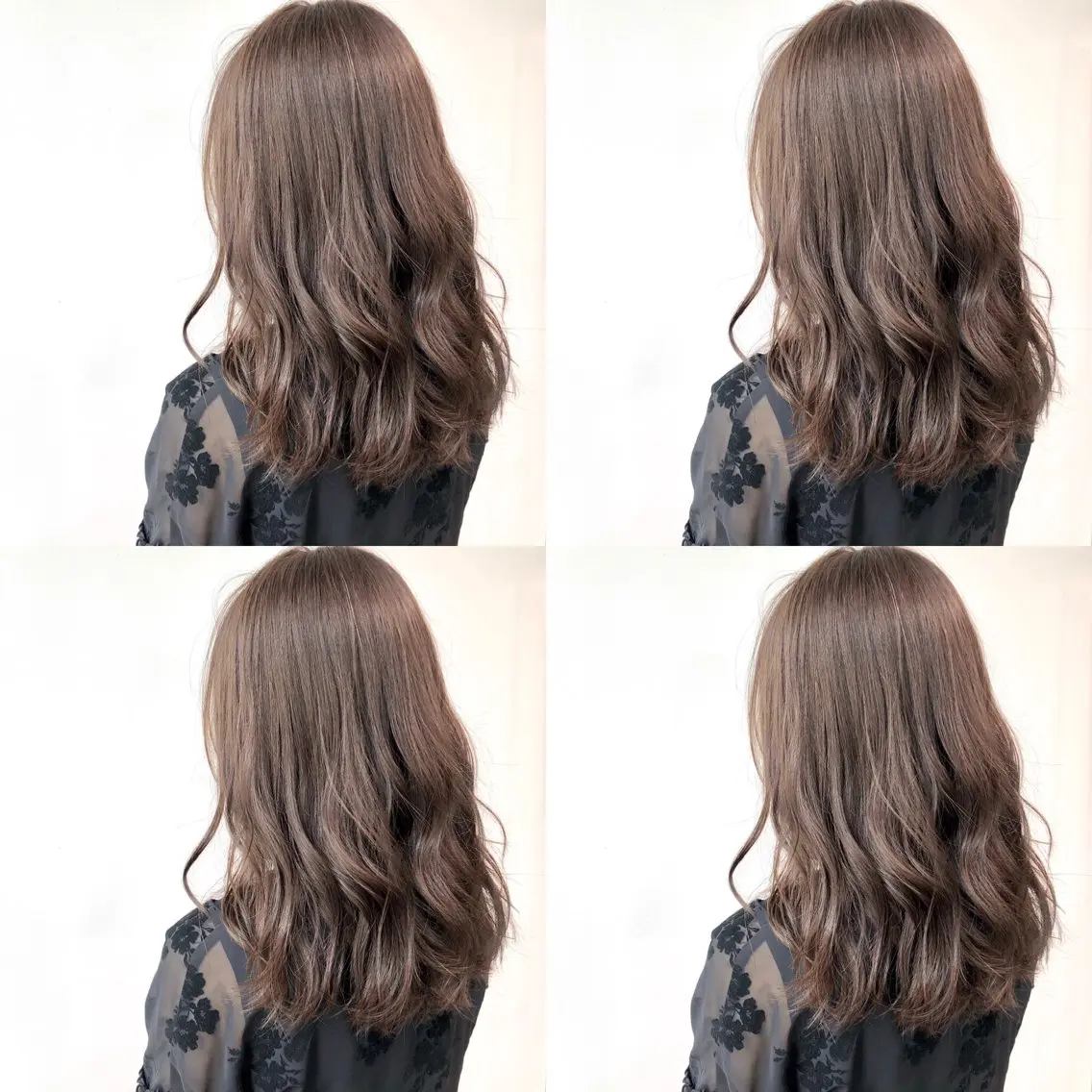 カラー カット ヘアカラー トリートメント 💖ブリーチなし透明 感💖ASAHIのヘアスタイル