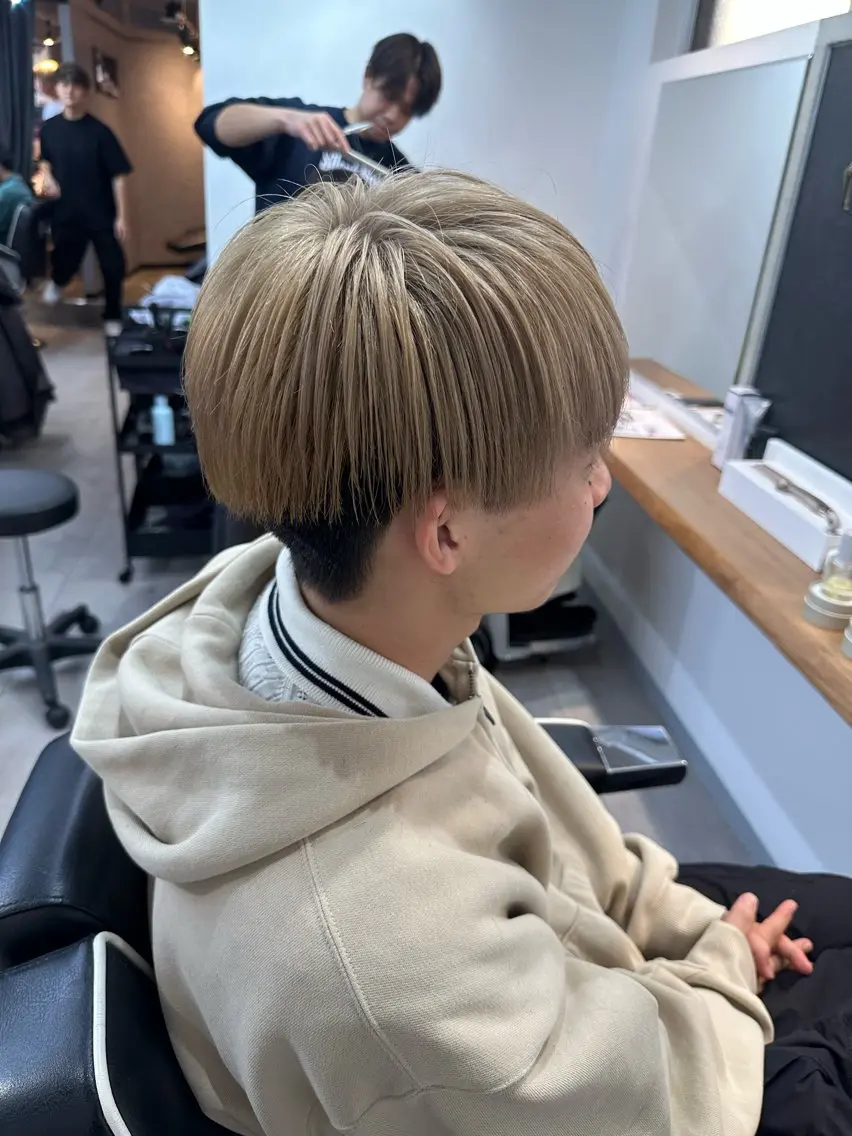 カラー メンズ 大宮/海外風パーマ 🇺🇸隼也🇪🇸のヘアスタイル