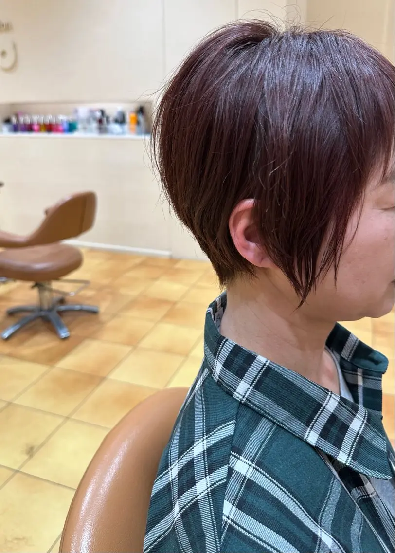 ショート カット ボブ/ゆるふわ ボブパーマ/とういのヘアスタイル