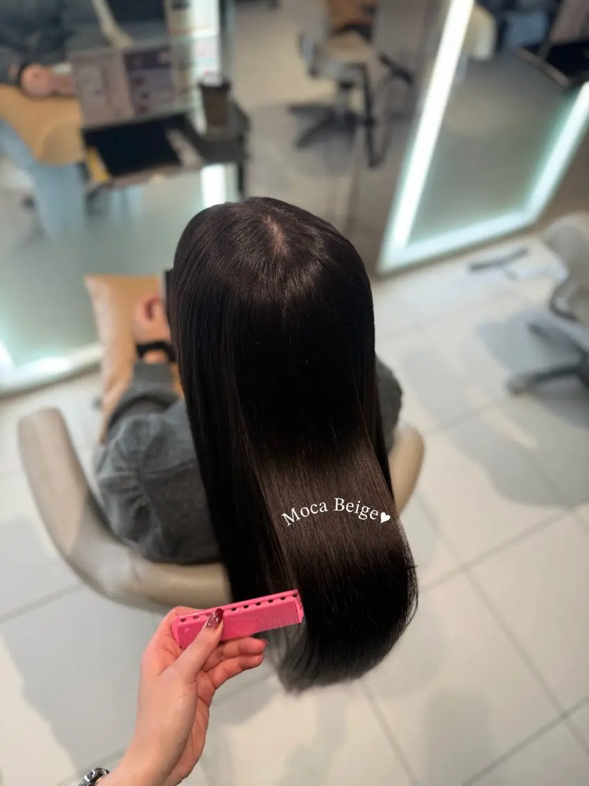 ロング カラー カット ヘアカラー トリートメント 透明感/アレンジ /みなみ/銀座🤍のヘアスタイル