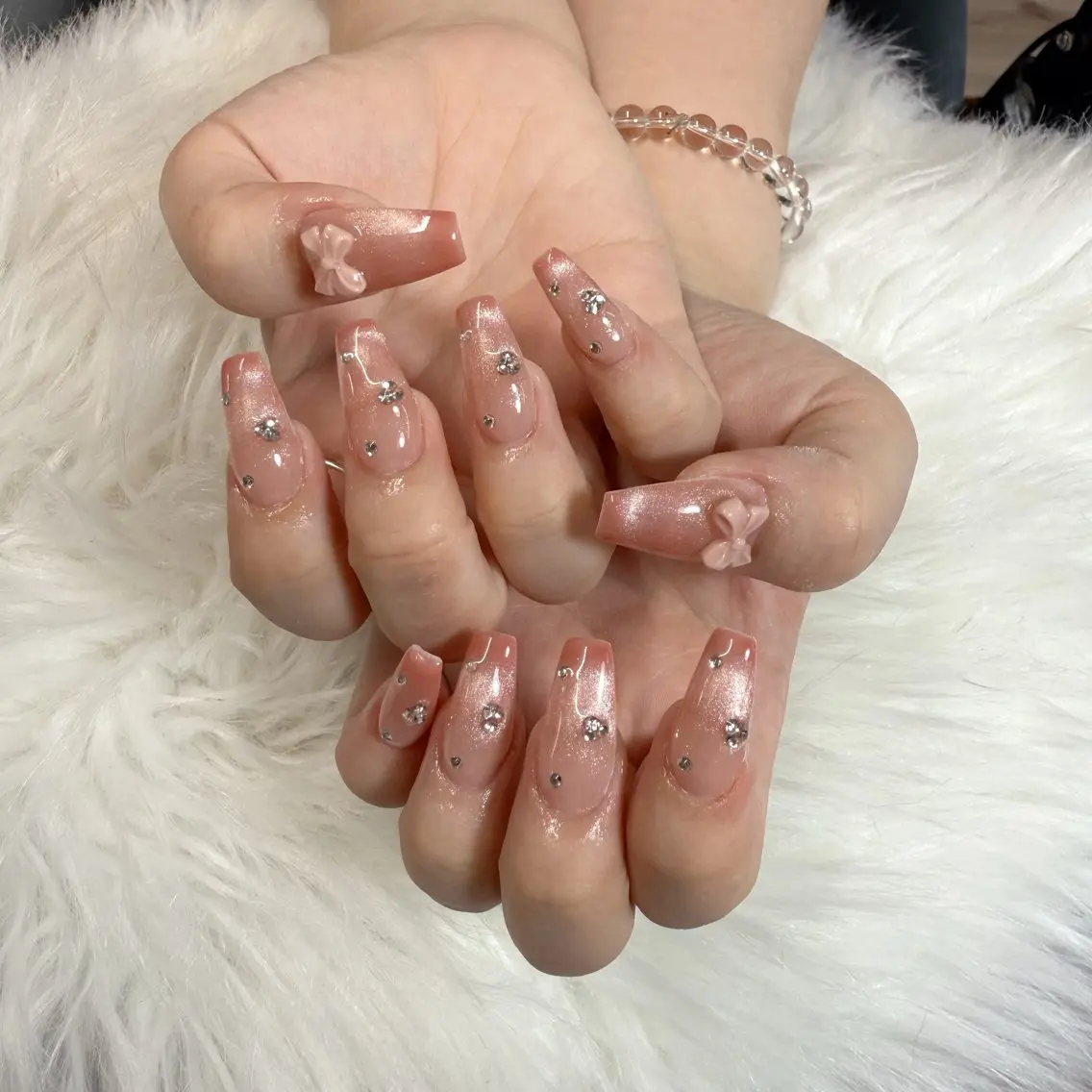 ネイル ハンドネイル 🎀nana🫧 ワンホンネイル🎀のネイルデザイン