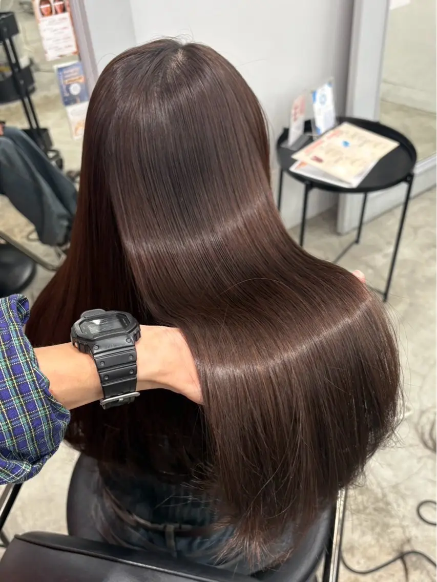 ロング カラー ブラウンカラー ゆうご/心斎橋 /カラーモデル募集中のヘアスタイル