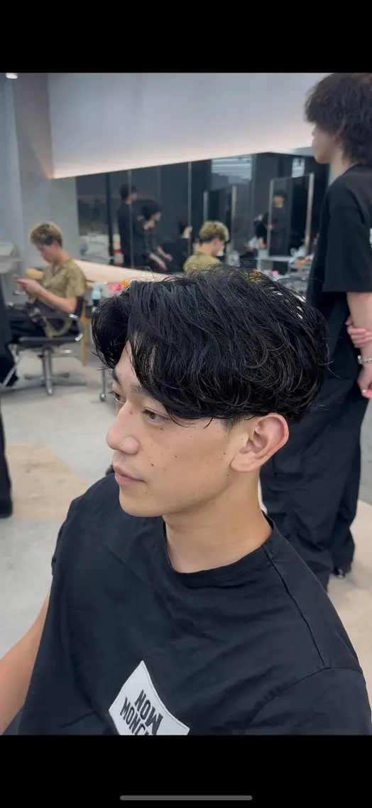 パーマ メンズ カット パーマ カット🔥パーマ特化 fifthりょう🔥のヘアスタイル