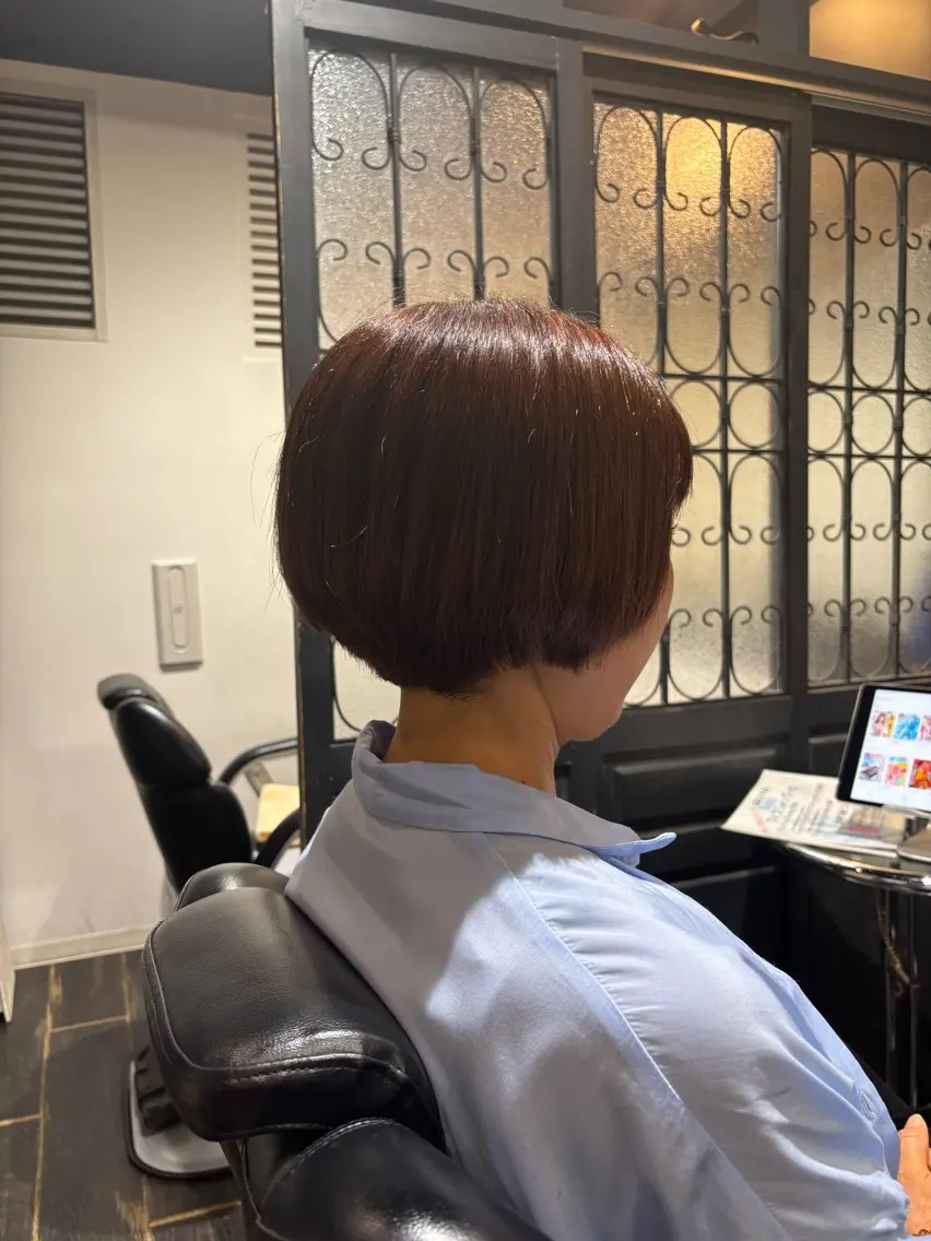 ショート 丸みショート ショートヘア カット きづな 🌷のヘアスタイル