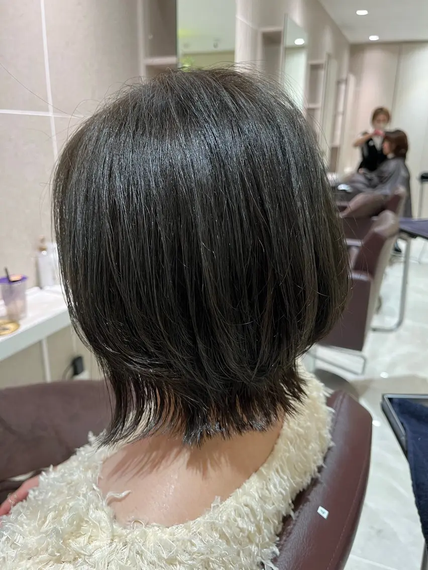 【大人女性♪】似合わせデザインカット+髪質改善トリートメント¥5000の写真