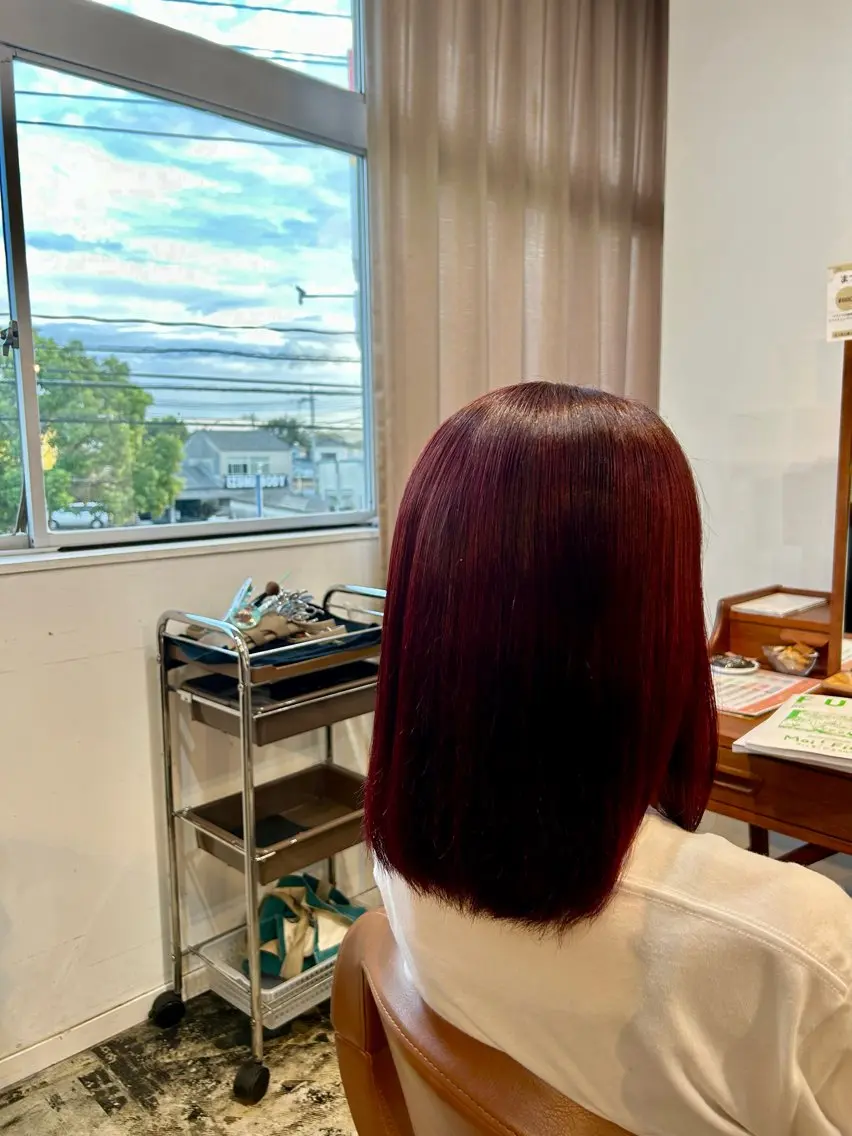 カラー GRAFICA 優香のヘアスタイル