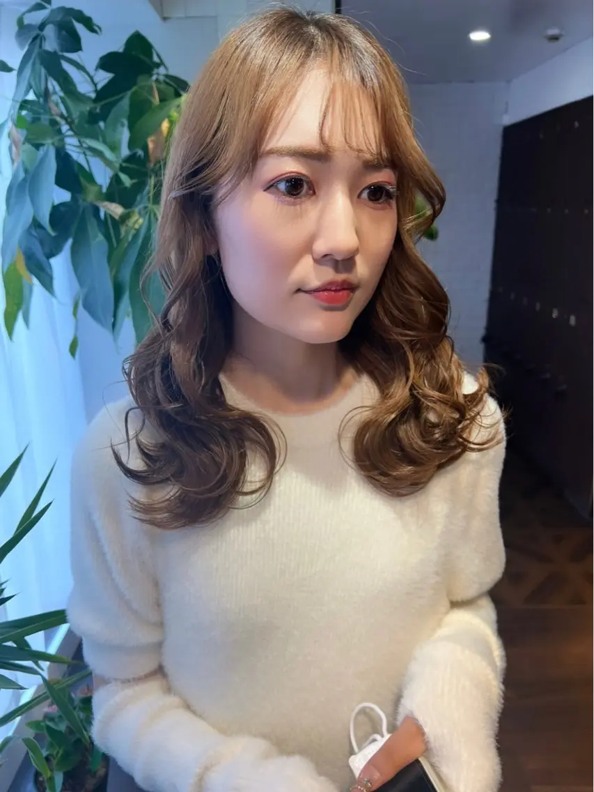 ロング カラー ブリーチ ケアブリーチ 透明感カラー デザインカラー ダブルカラー ハイトーン/ボブ 🎀sonokaのヘアスタイル
