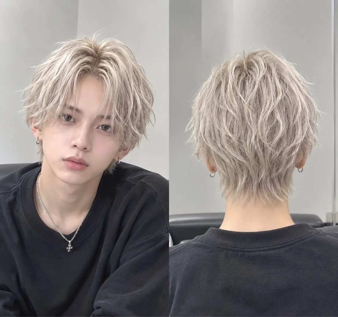 【メンズ限定】カット＋ブリーチ＋カラー👱🏻🌟の写真