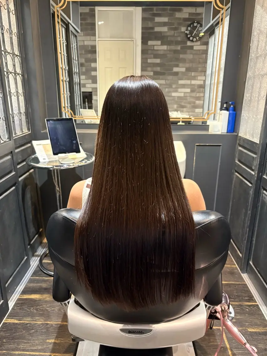 ロング カラー カット ヘアカラー マコ ✿︎のヘアスタイル