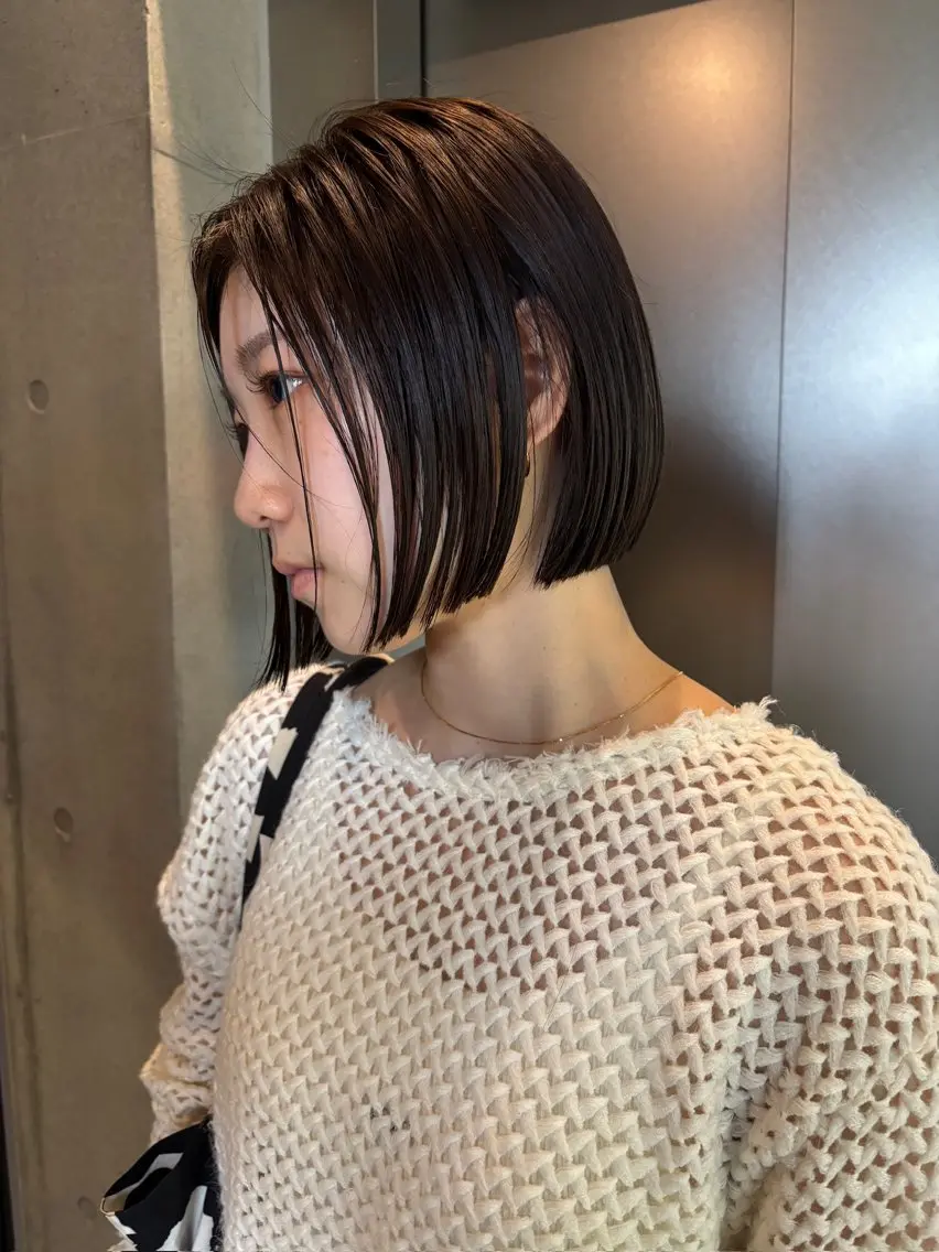 ショート カラー カット ヘアカラー トリートメント トレンドボブ /ミリヤのヘアスタイル
