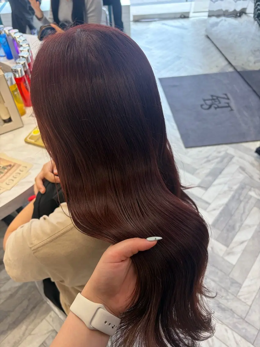 カラー ヘアカラー サナ🎀髪質改善 /似合わせカラーのヘアスタイル