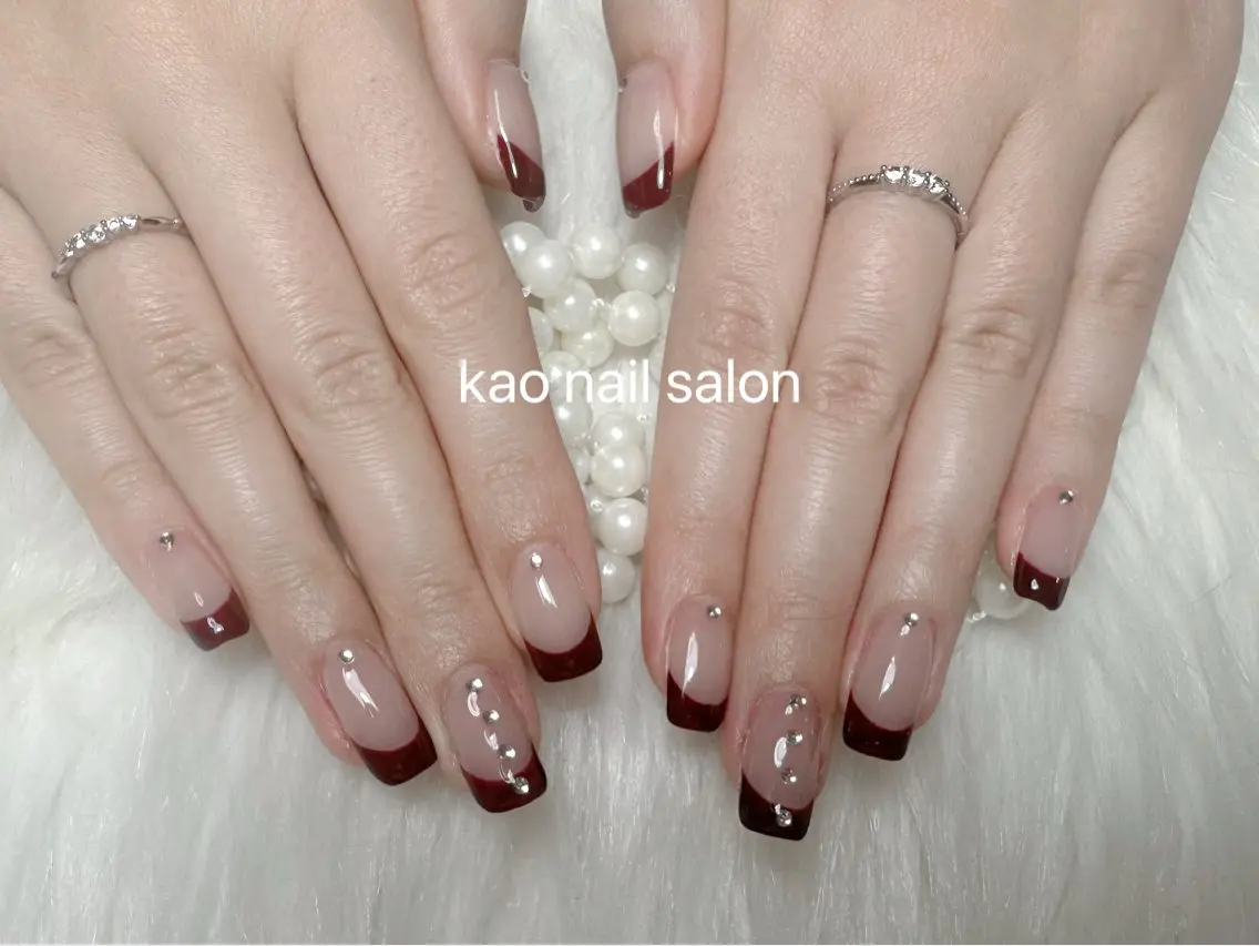 ネイル ハンドネイル kao nail マグネット/長さだしのネイルデザイン