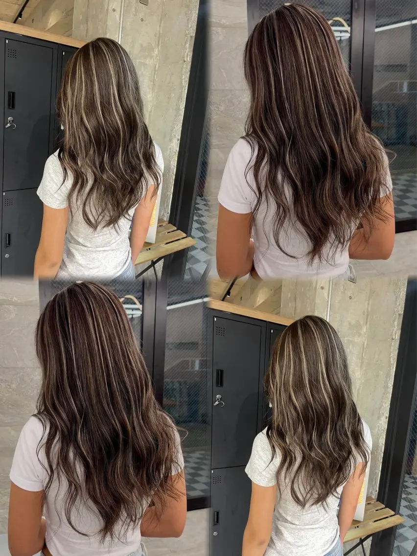 ロング ヘアカラー 🌺ハイライトカラー 🌺HINAのヘアスタイル