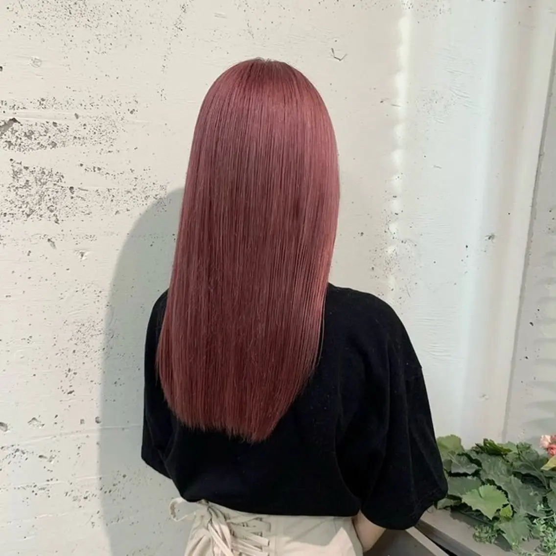 セミロング カラー ヘアカラー 草薙メンズ縮毛矯正 💫緒方美柚のヘアスタイル