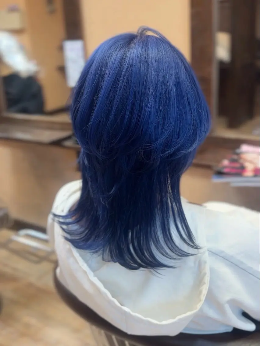 ミディアム ヘアカラー moremuu 舞桜🤍🫧のヘアスタイル