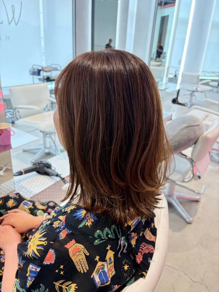 ミディアム レイヤーカット 透明感🫶🏻今出 祐樹👍🏻のヘアスタイル