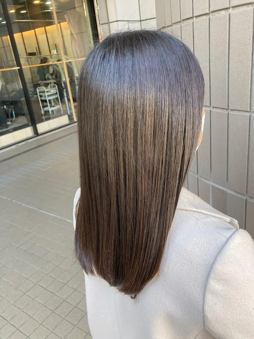 ✨プレミアムメニュー✨カット & ファイバープレックス縮毛矯正 & 髪質再生バイカルテトリートメントの写真