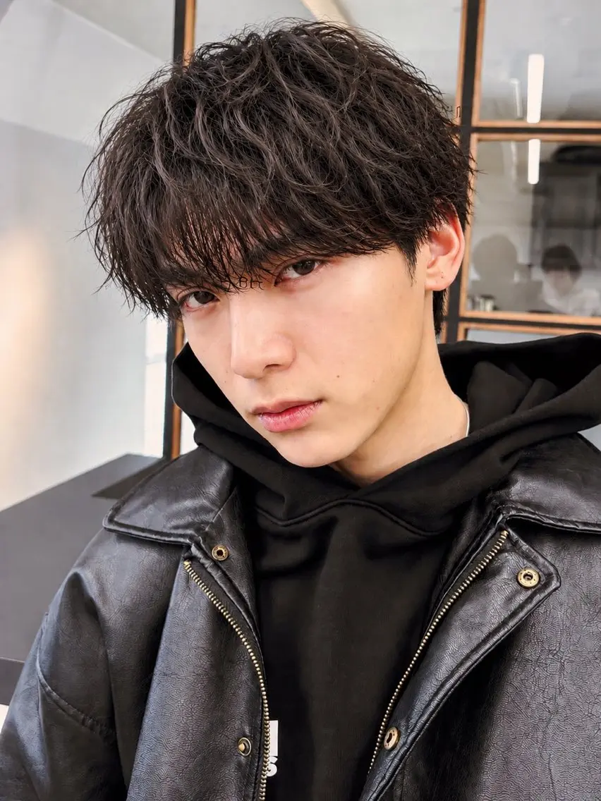 🔥メンズ限定🔥似合わせデザインカット+シャドウパーマの写真