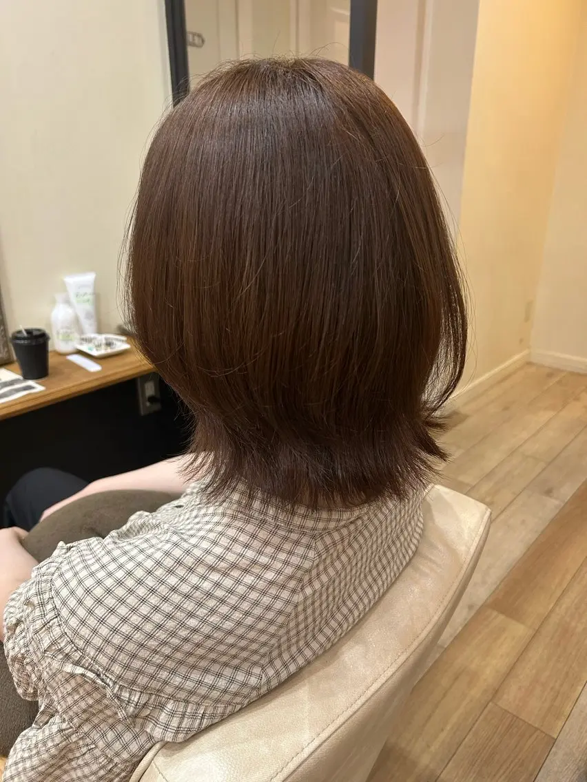 ショート カラー ヘアカラー 松尾 遥花のヘアスタイル