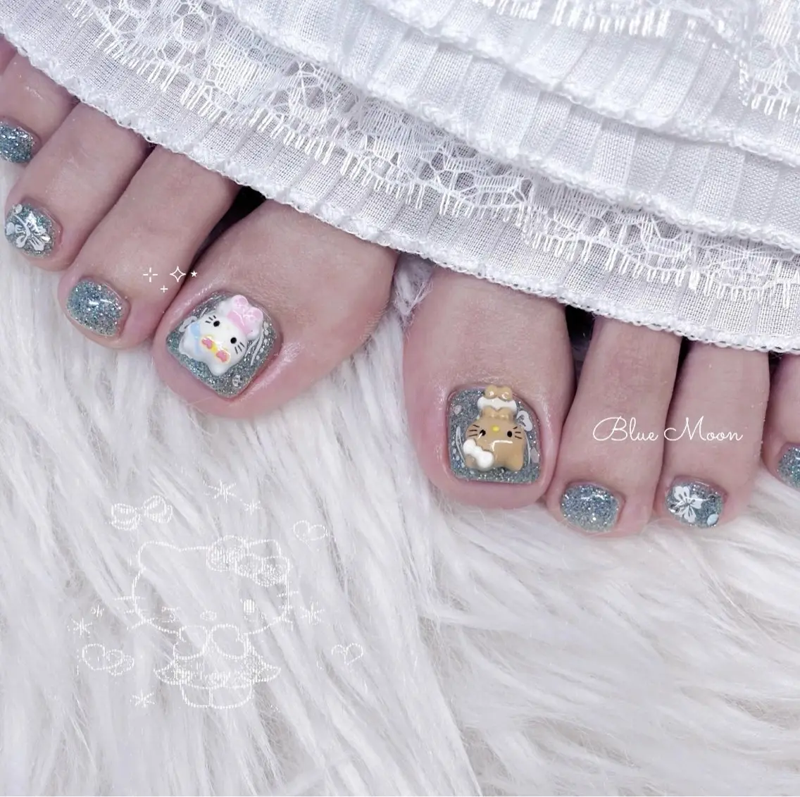 ネイル ハンドネイル フットネイル ハンドケア nail salon Blue Moonのネイルデザイン
