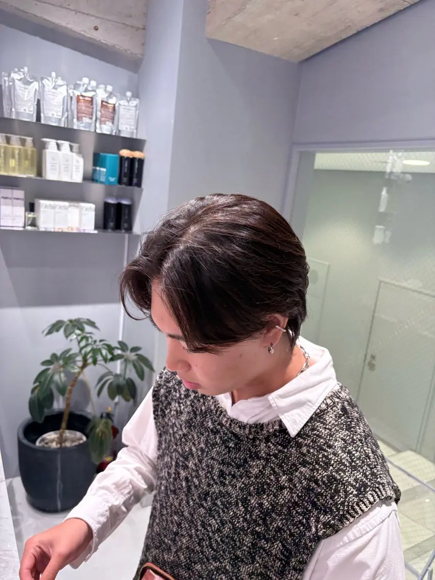 ショート メンズ カット ヘッドスパ 菜々🦖新宿 men's特化のヘアスタイル