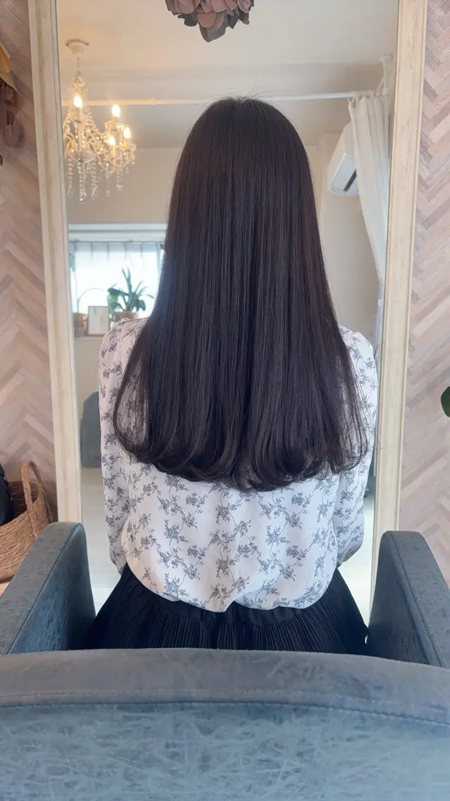 ロング 戸川 浩子のヘアスタイル