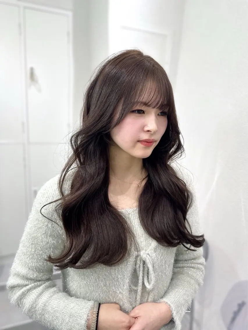ロング カラー カット ヘアカラー トリートメント 🦋トレンドヘア🦋 竹内克弥のヘアスタイル