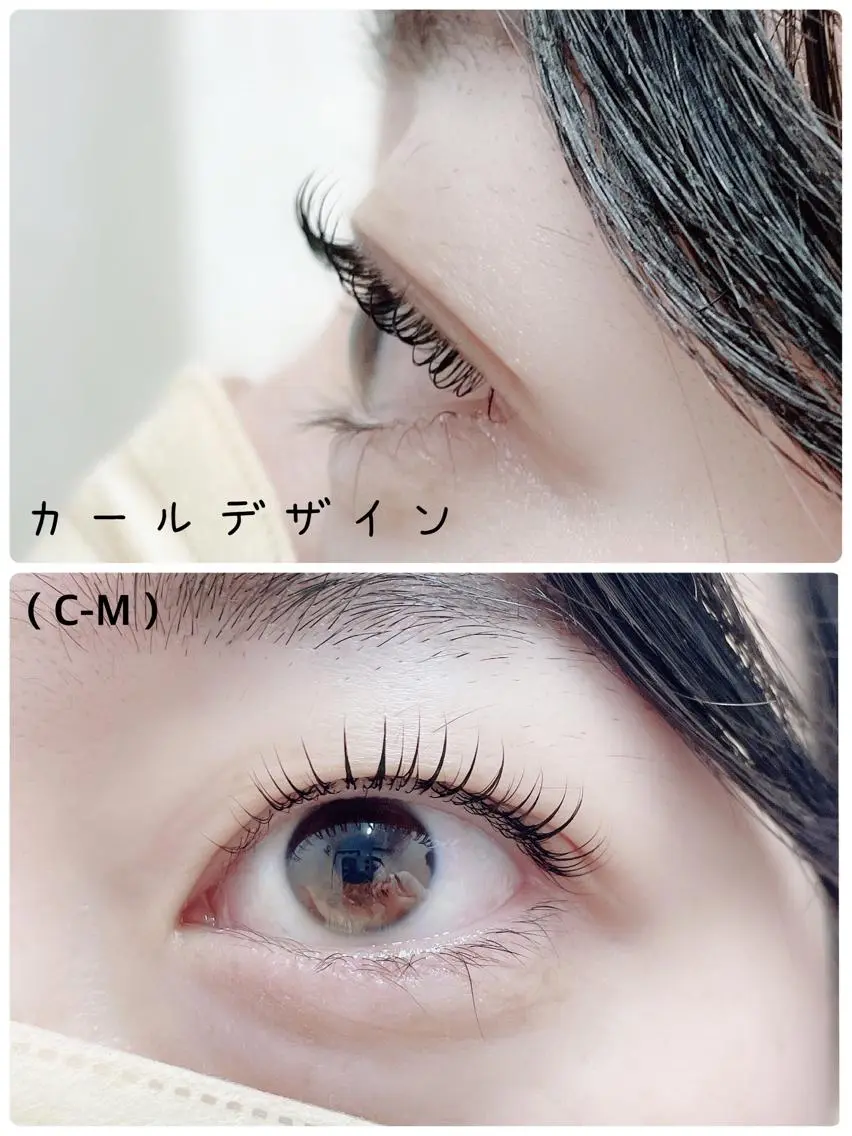 上まつ毛パーマの写真