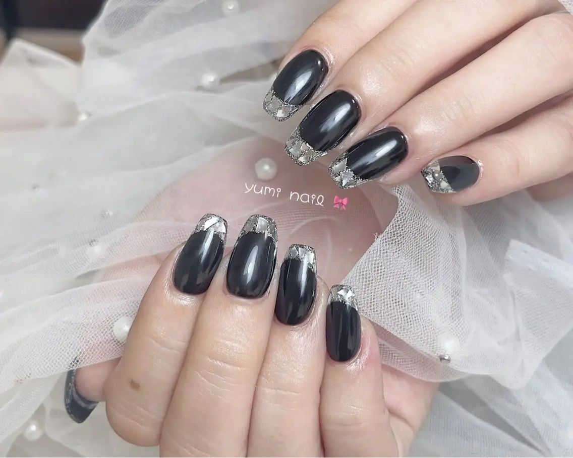 ネイル ハンドネイル 𝐲𝐮𝐦𝐢🎀 長さ出しデザイン専門のネイルデザイン