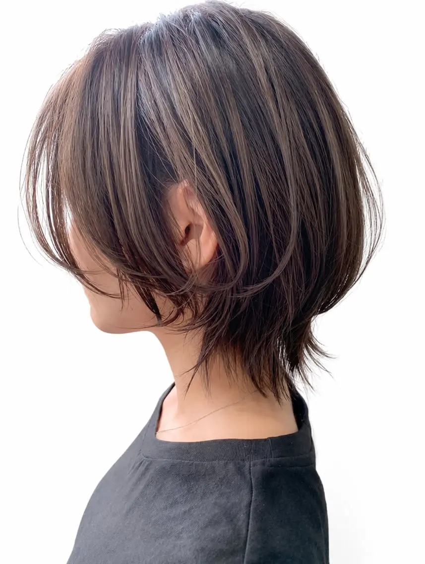 ウルフカット✂️(Stylistデモンストレーション)の写真