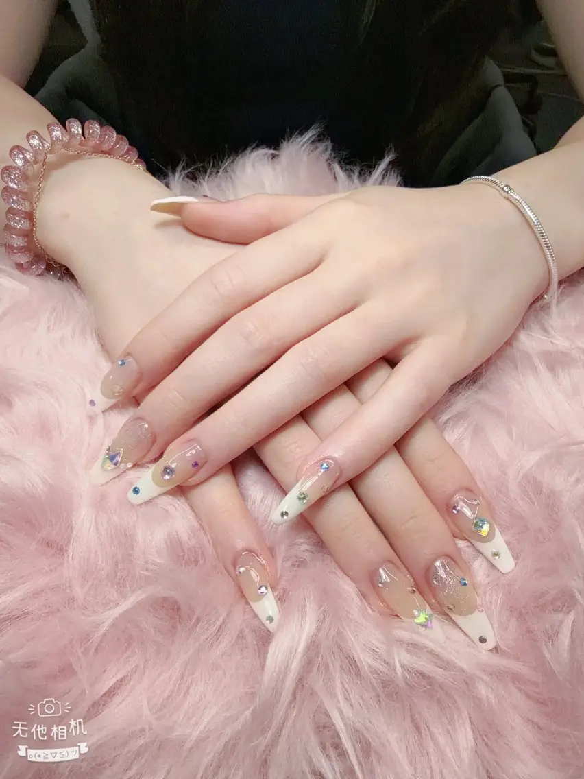 ネイル 長さ出し フレンチネイル グラデーション 韓国ネイル マグネットネイル ハンドネイル VB HEAVEN nailのネイルデザイン
