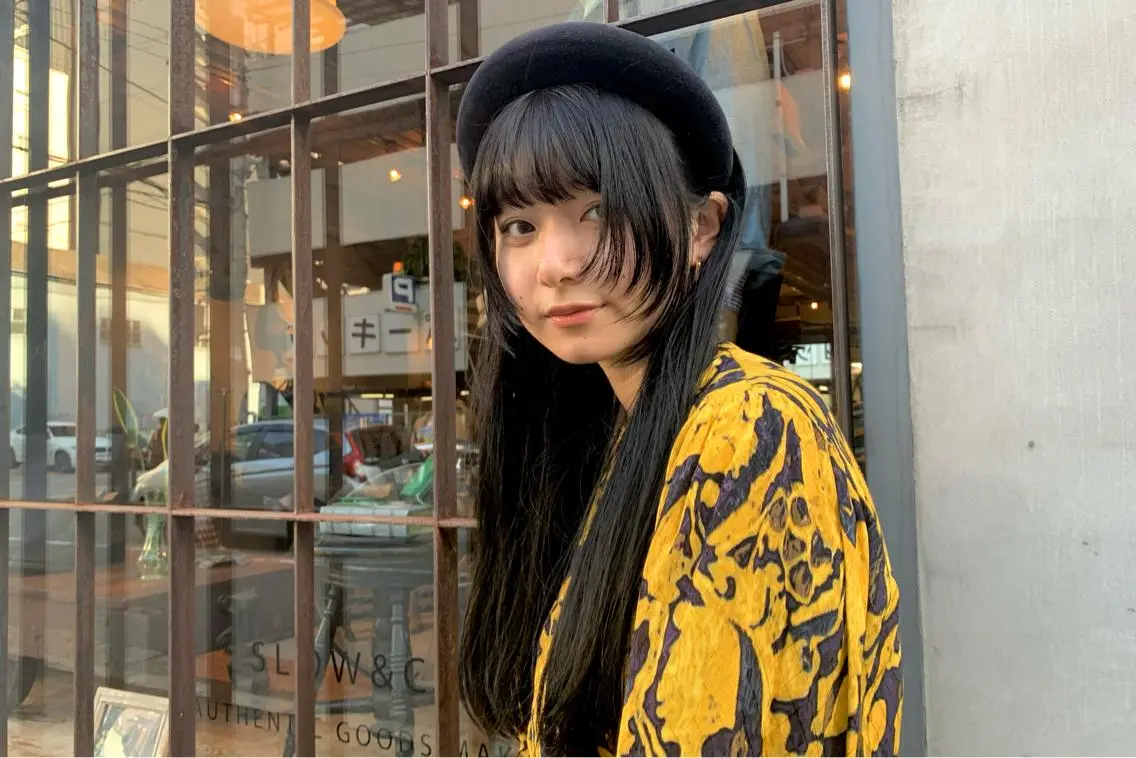 ロング アッシュ 小顔カット ノモト ハルのヘアスタイル