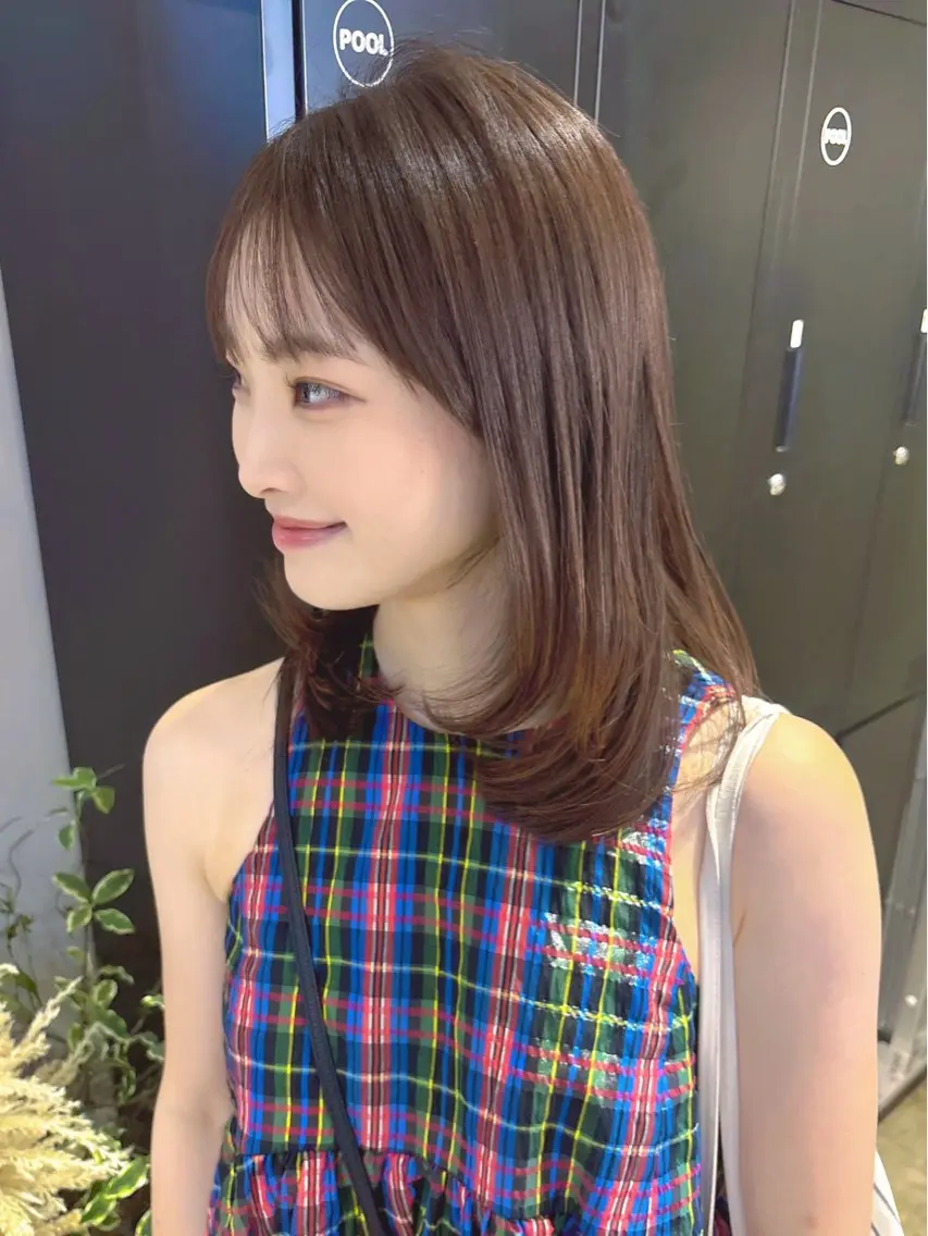 ミディアム カット トリートメント 山神 あんじのヘアスタイル