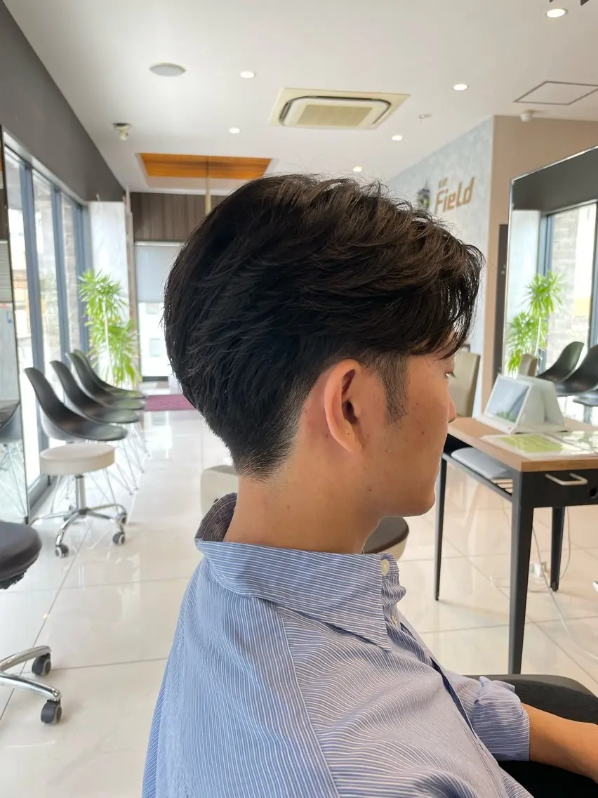 メンズカット+ニュアンスパーマ+ルフレトリートメントの写真