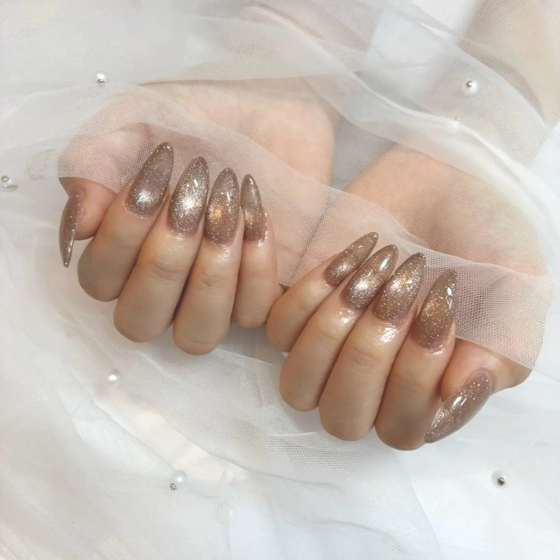 ネイル フラッシュネイル マグネットネイル Luxe 燕三条店 Miinaのネイルデザイン