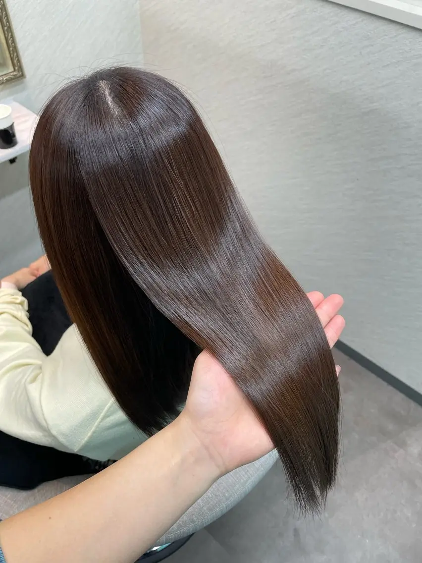 セミロング トリートメント ヘッドスパ 髪質改善/縮毛矯正 アンナ🍊のヘアスタイル