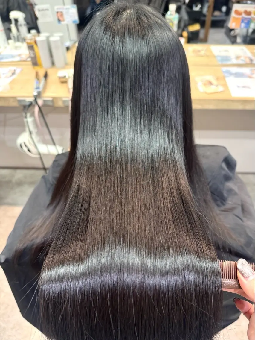 🫧🌟美髪コース🎀🫧縮毛矯正➕フローディア髪質改善トリートメントの写真