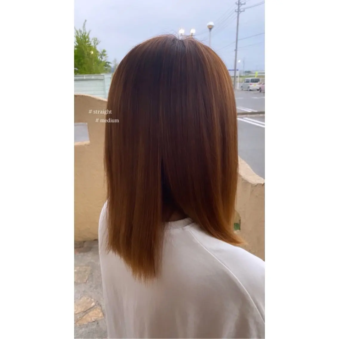 ミディアム ミルクティーベージュ /cinq/ユキ❄️のヘアスタイル