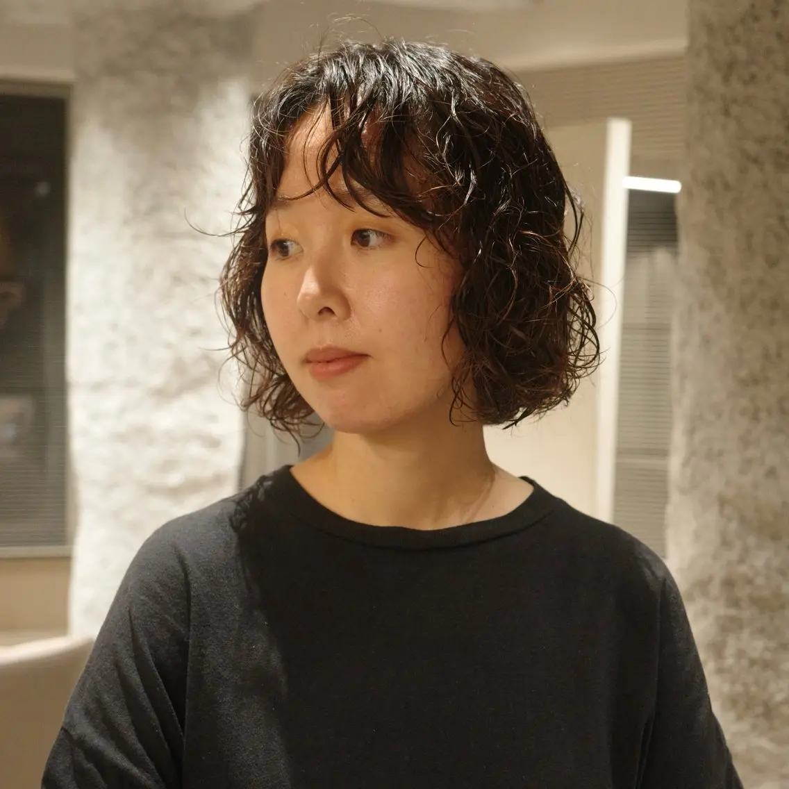 パーマ 西村 絵美里のヘアスタイル