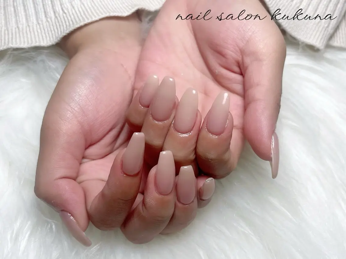 ネイル ワンカラーネイル ワンホン/韓国 nail 大阪アメ村のネイルデザイン