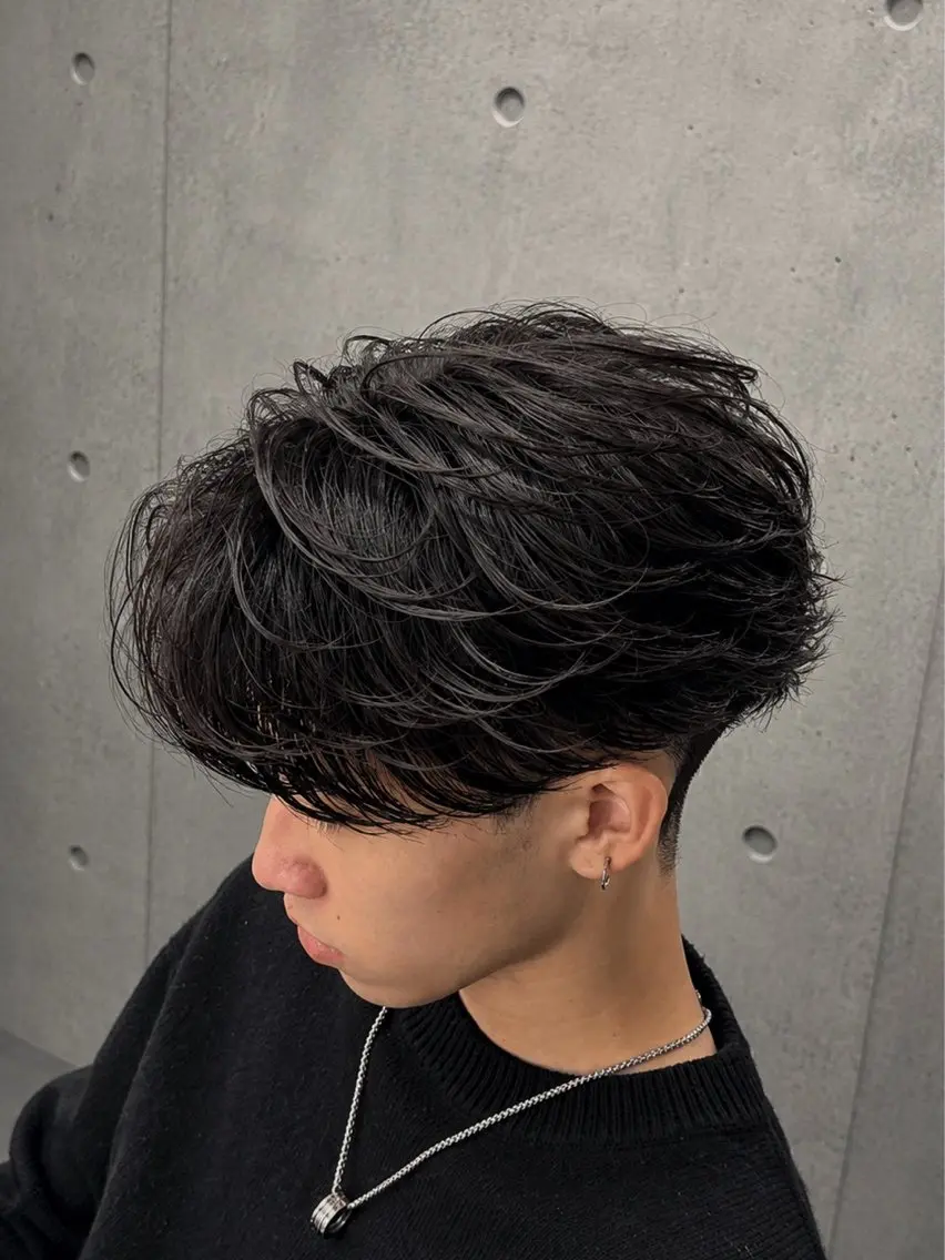 ミディアム ミディアムパーマ カット パーマ 壱昊 ⚡️パーマの玄人⚡️のヘアスタイル