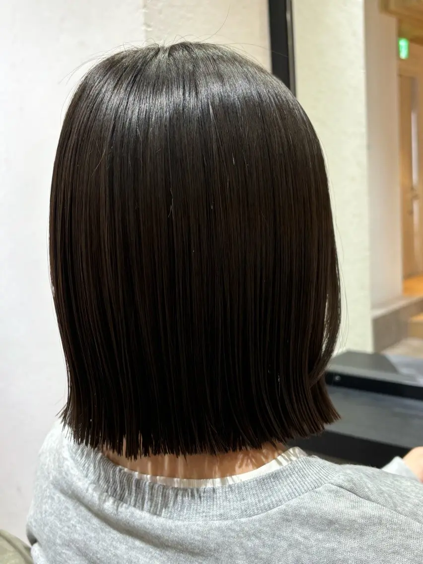 ショート カット ✨似合わせボブ✨ 縮毛矯正のヘアスタイル