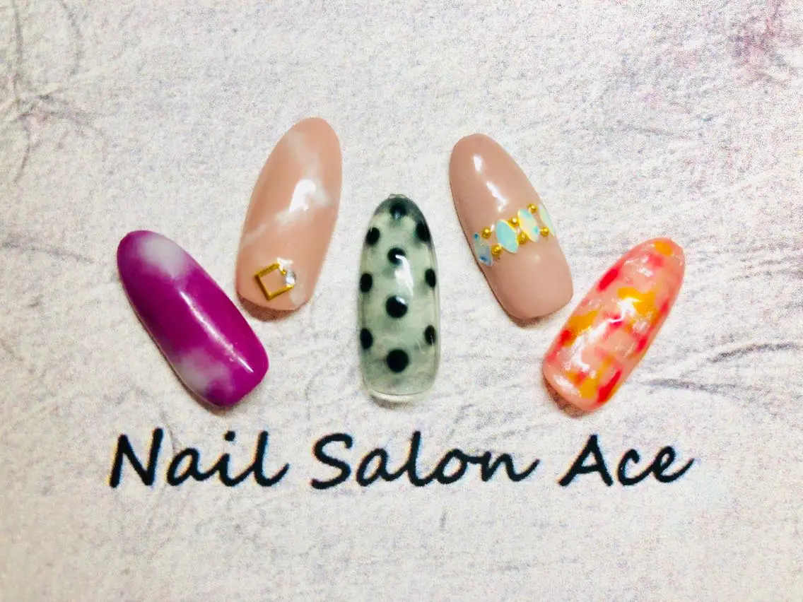 ネイル ハンドネイル ハンドケア 池袋フィルイン Ace♡Nailのネイルデザイン
