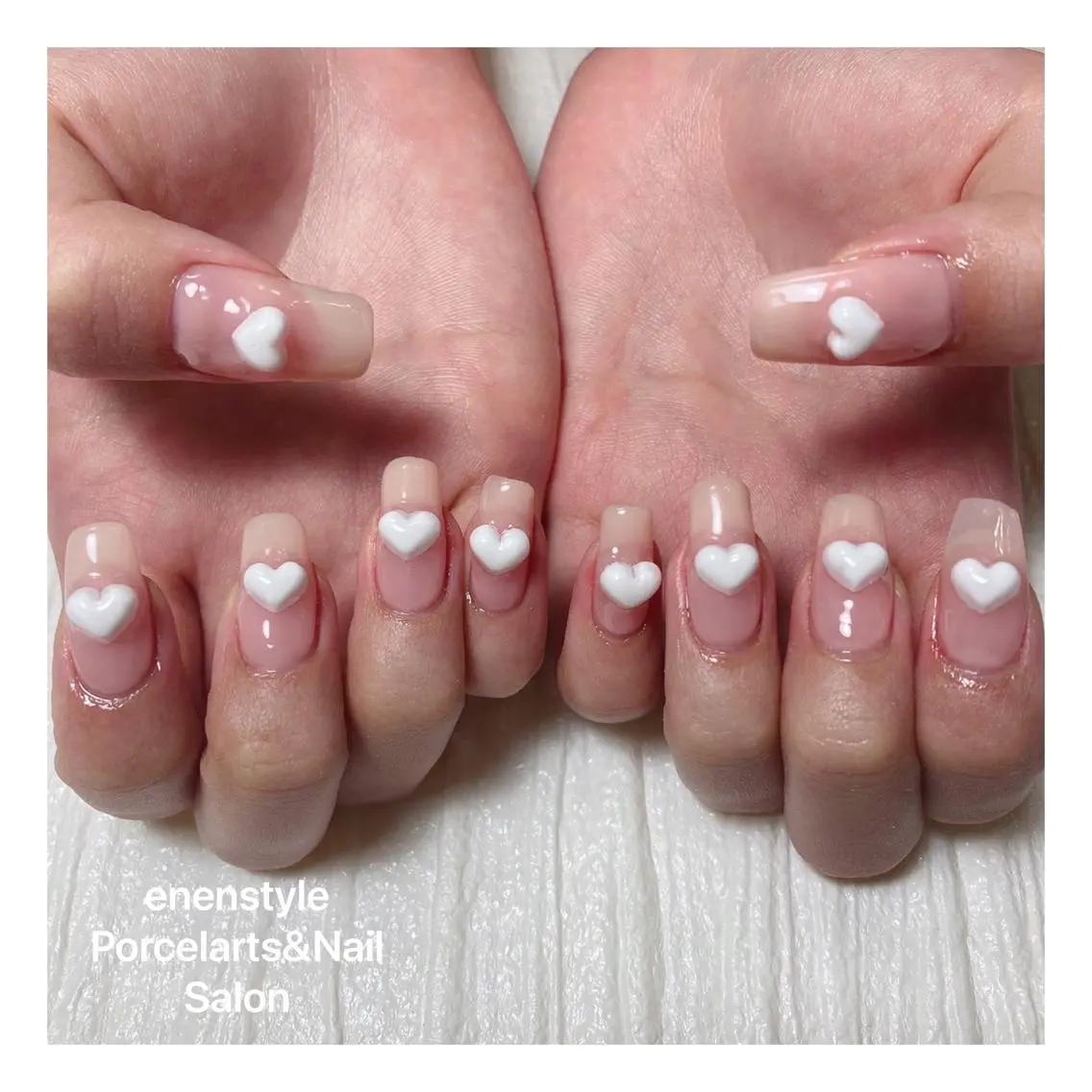 ミディアム ネイル 🐾enen style 🐾のネイルデザイン