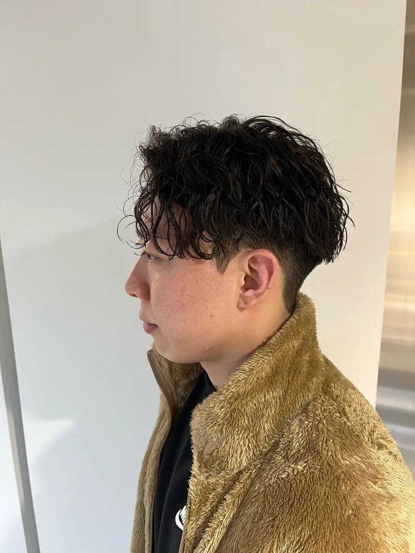 ショート パーマ メンズ 🏆メンズヘア特化 🥇代表りんぺーのヘアスタイル