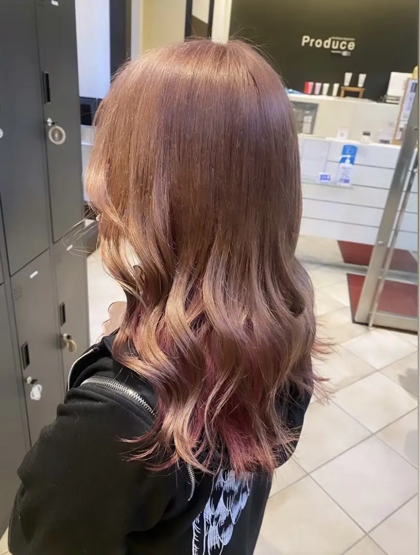 セミロング カラー 🫧モデル募集 純菜🫧のヘアスタイル