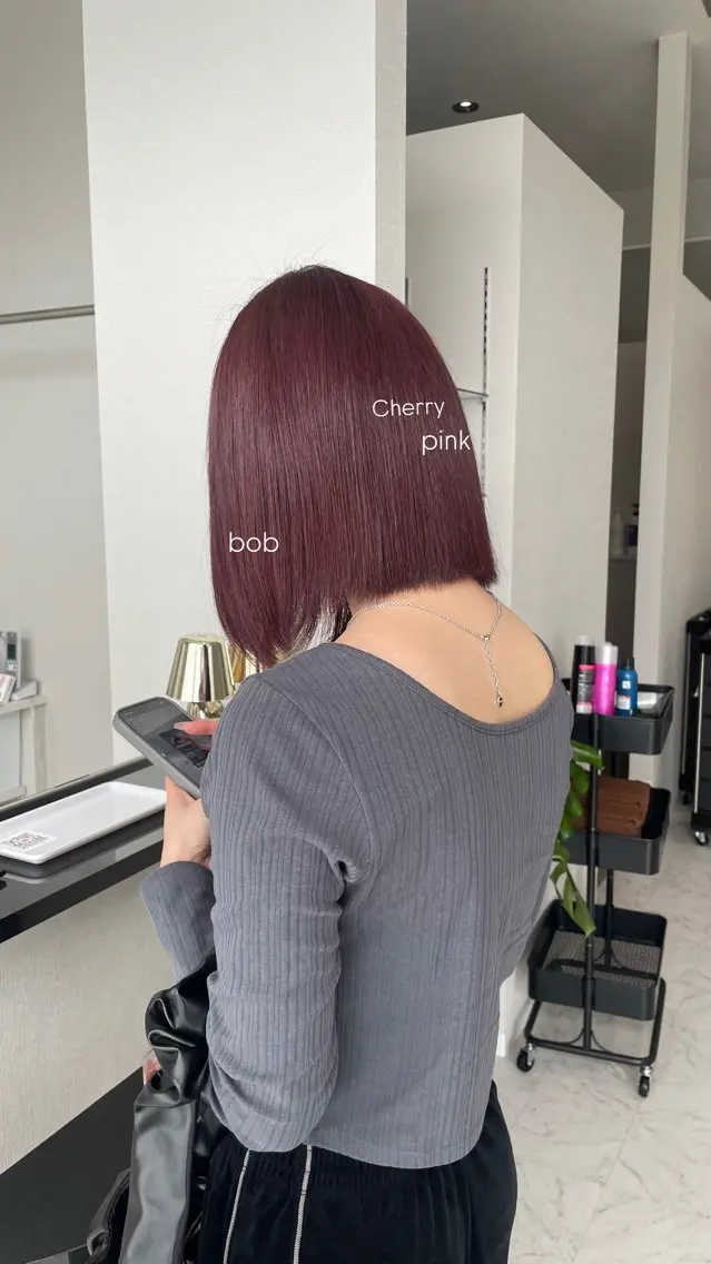 ミディアム カラー ブリーチ ブリーチなしカラー 卒業式のヘアスタイル moe🥣レイヤー カット/透明感カラーのヘアスタイル