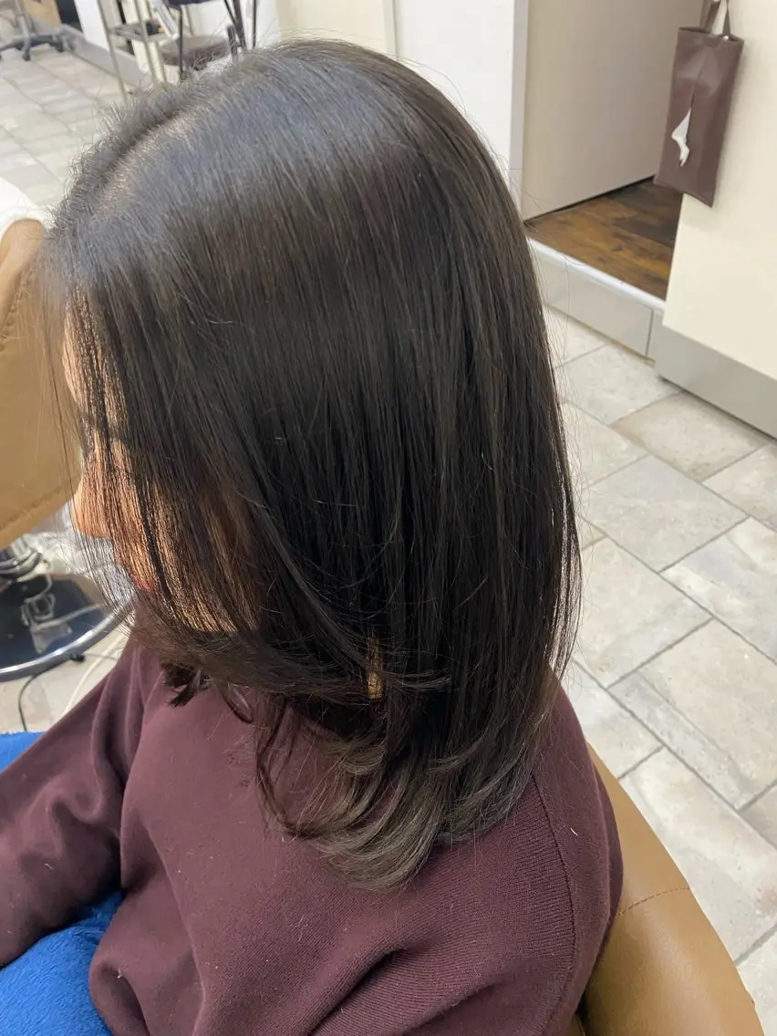 ミディアム レイヤーカット 💎長谷川 優羽💎のヘアスタイル