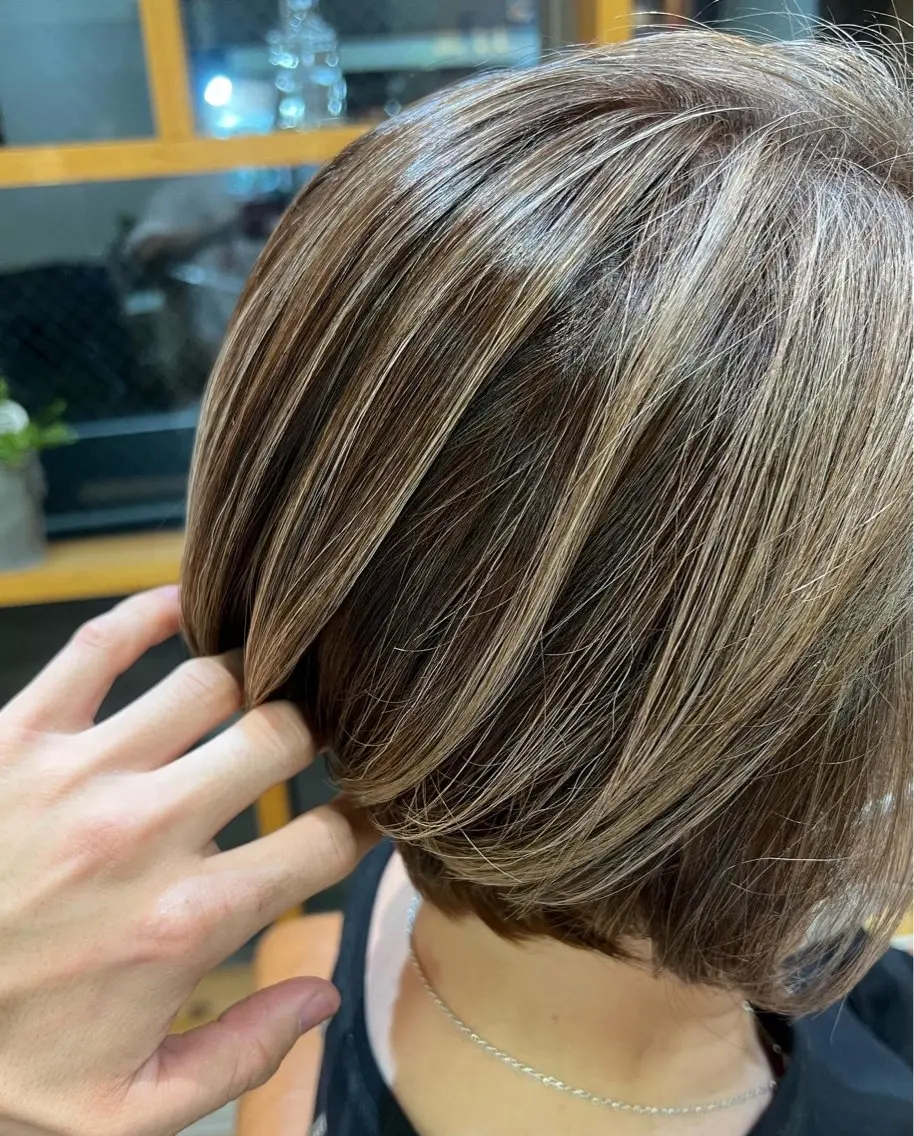 ショート カット ヘアカラー トリートメント SALOWIN上野店 yoshiのヘアスタイル