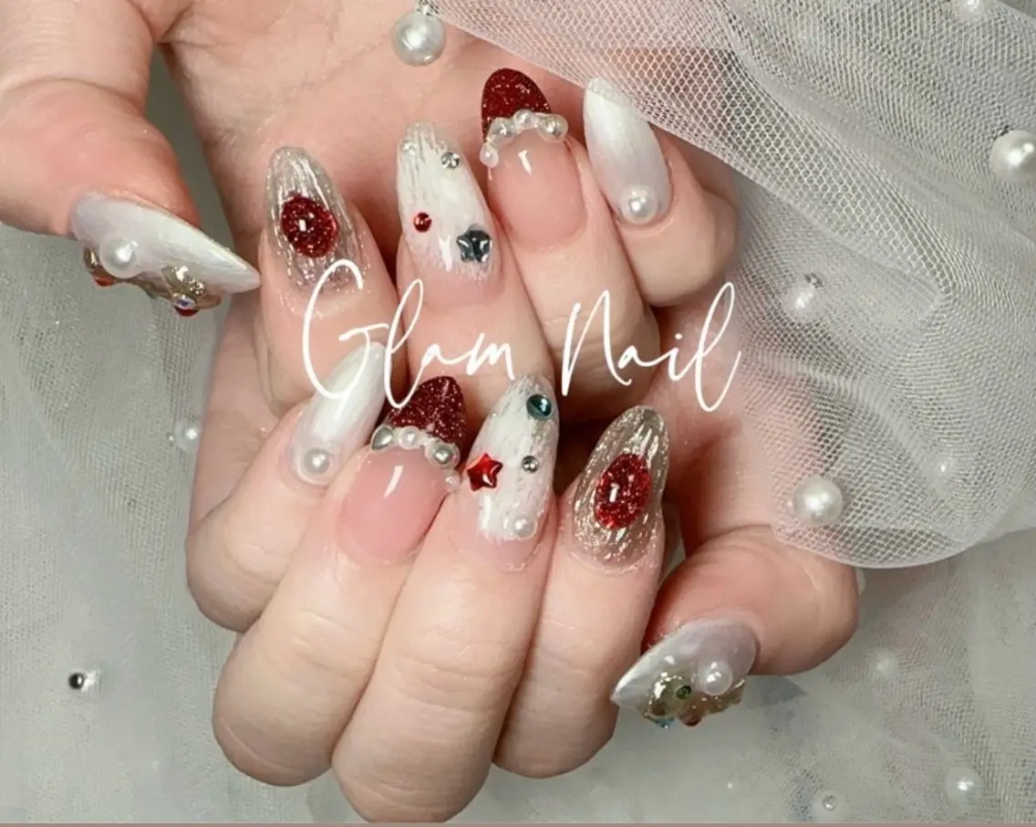 ネイル rina 💖長さ出し専門の店のネイルデザイン